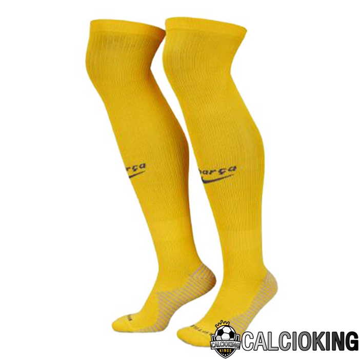 Comprare Maglia Calcio 2024 2025 2026 Personalizzazione,Tuta Da Calcio,Maglie De Calcio Retro Online | Calzini Calcio FC Barcellona Quarto Giallo 2022/2023