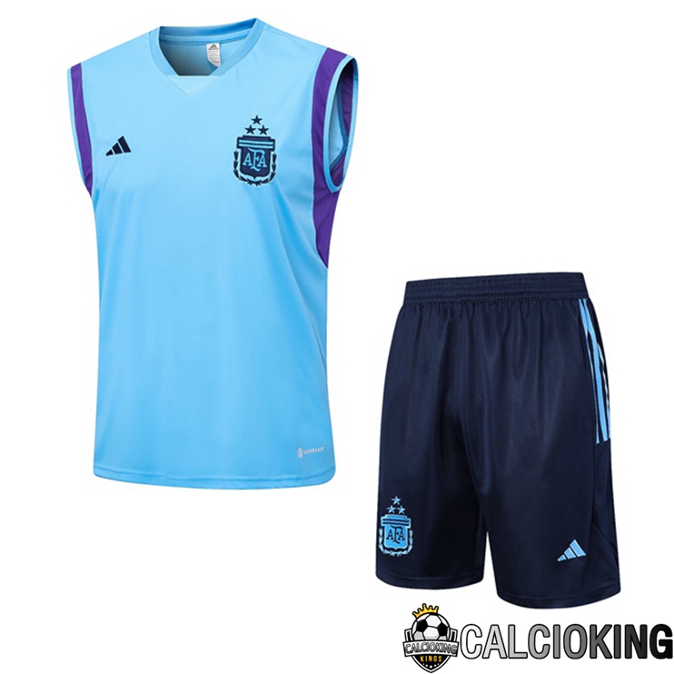 Comprare Maglia Calcio 2024 2025 2026 Personalizzazione,Tuta Da Calcio,Maglie De Calcio Retro Online | Canotta Calcio Argentina + Pantaloncini Blu 2023/2024