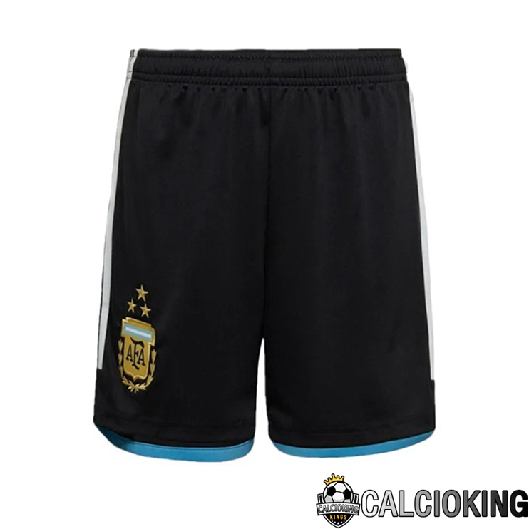 Comprare Maglia Calcio 2024 2025 2026 Personalizzazione,Tuta Da Calcio,Maglie De Calcio Retro Online | Pantaloncini Calcio Argentina 3 Stars Prima Nero 2022/2023