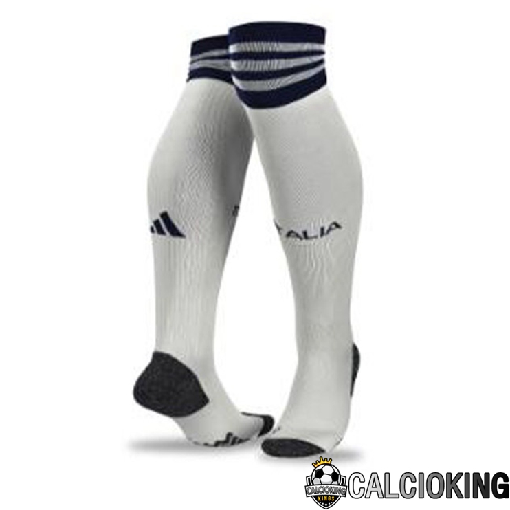 Comprare Maglia Calcio 2024 2025 2026 Personalizzazione,Tuta Da Calcio,Maglie De Calcio Retro Online | Calzini Calcio Italia Seconda Bianco 2023/2024