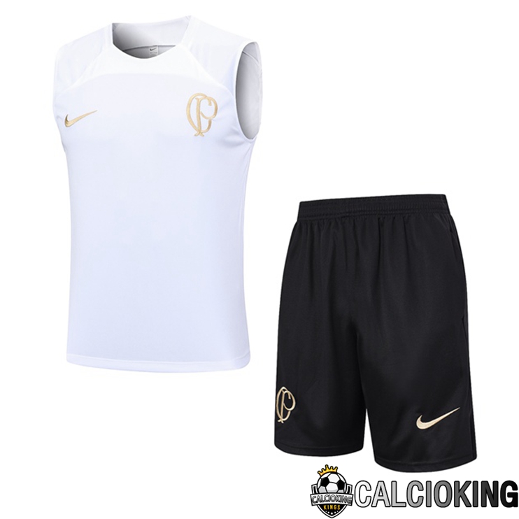 Comprare Maglia Calcio 2024 2025 2026 Personalizzazione,Tuta Da Calcio,Maglie De Calcio Retro Online | Canotta Calcio Corinthians + Pantaloncini Bianco 2023/2024