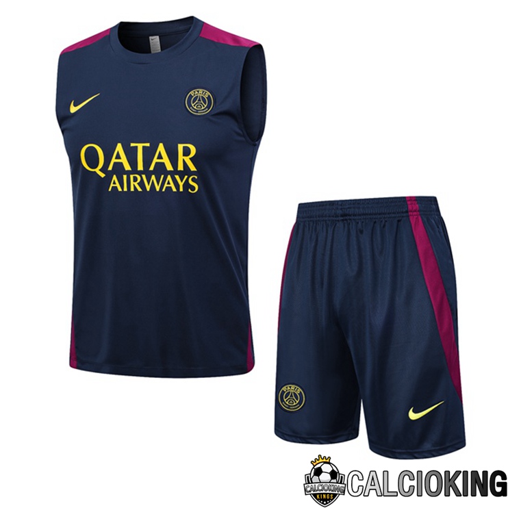 Comprare Maglia Calcio 2024 2025 2026 Personalizzazione,Tuta Da Calcio,Maglie De Calcio Retro Online | Canotta Calcio Paris PSG + Pantaloncini Blu Reale 2023/2024