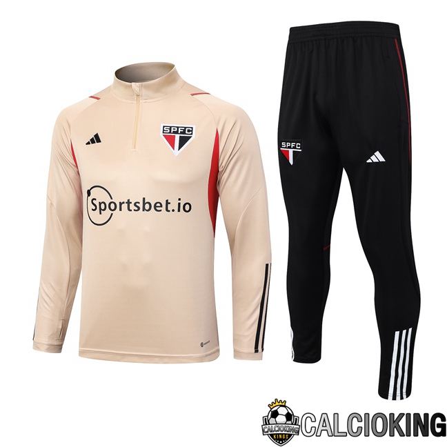 Insieme Tuta Calcio Sao Paulo FC Marrone 2023/2024