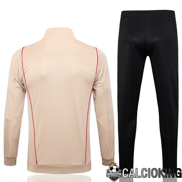 Insieme Tuta Calcio - Giacca Sao Paulo FC Marrone 2023/2024