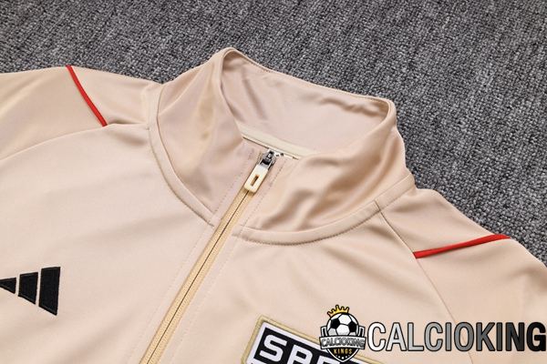 Insieme Tuta Calcio - Giacca Sao Paulo FC Marrone 2023/2024