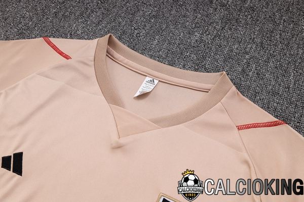 T Shirt Allenamento Sao Paulo FC + Pantaloncini Marrone 2023/2024