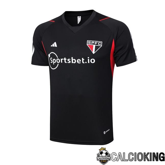 T Shirt Allenamento Sao Paulo FC Nero 2023/2024