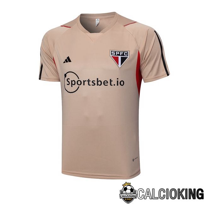 T Shirt Allenamento Sao Paulo FC Marrone 2023/2024