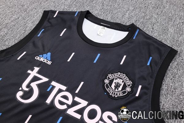 Canotta Calcio Manchester United + Pantaloncini Nero 2023/2024