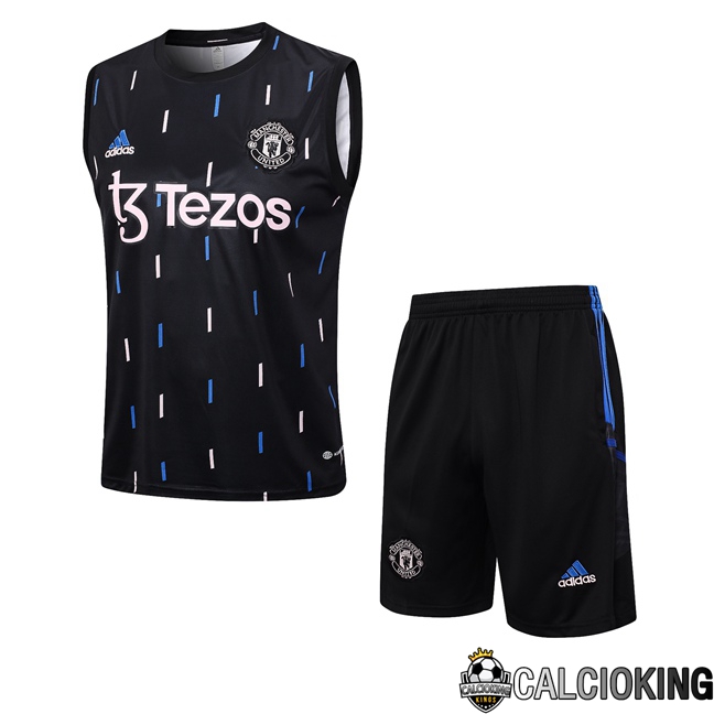 Comprare Maglia Calcio 2024 2025 2026 Personalizzazione,Tuta Da Calcio,Maglie De Calcio Retro Online | Canotta Calcio Manchester United + Pantaloncini Nero 2023/2024
