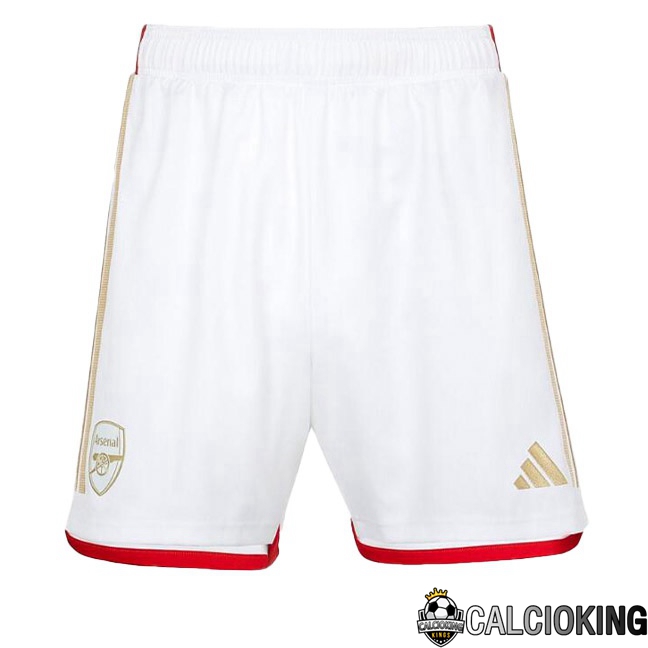 Comprare Maglia Calcio 2024 2025 2026 Personalizzazione,Tuta Da Calcio,Maglie De Calcio Retro Online | Pantaloncini Calcio Arsenal Prima Bianco 2023/2024