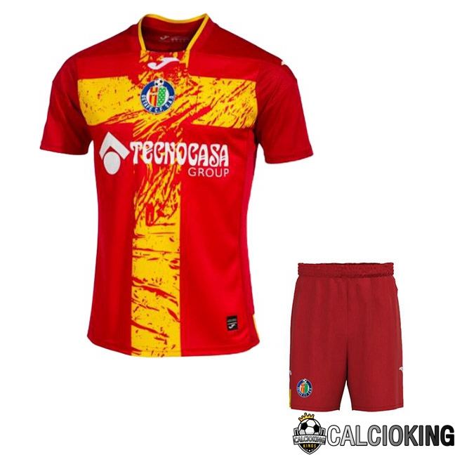Maglia Calcio Getafe CF Bambino Seconda Rosso 2023/2024