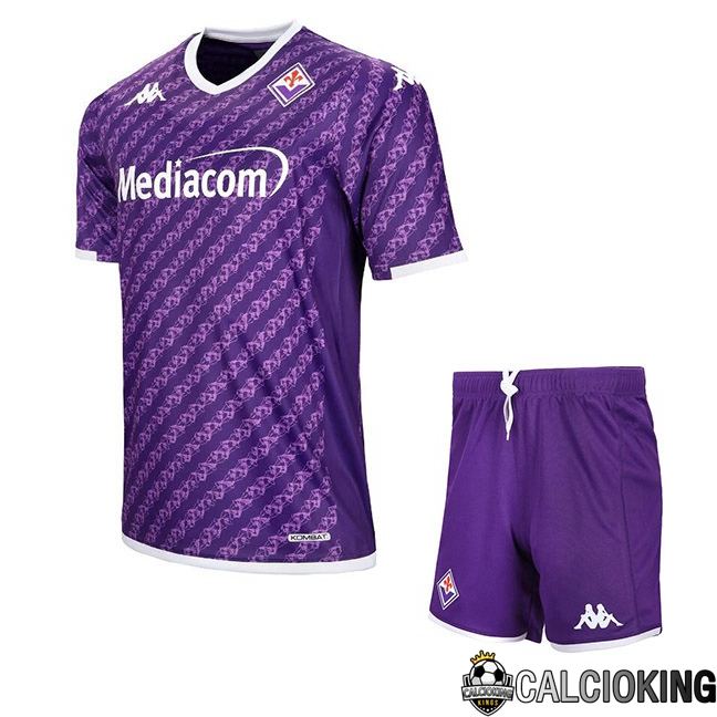 Maglia Calcio ACF Fiorentina Bambino Prima Viola 2023/2024