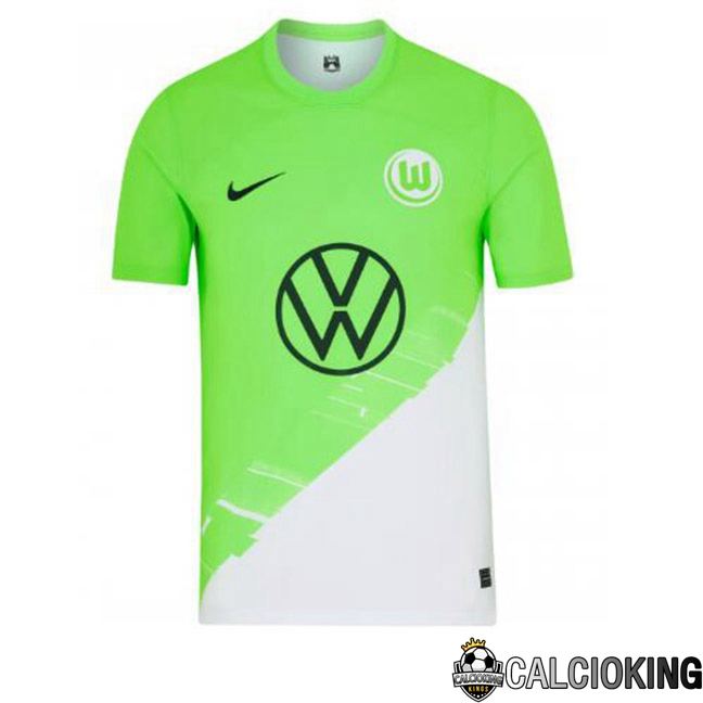 Maglia Calcio Vfl Wolfsburg Prima Verde 2023/2024