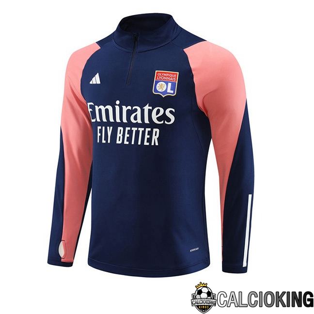 Felpa Allenamento Lyon OL Blu Reale 2023/2024