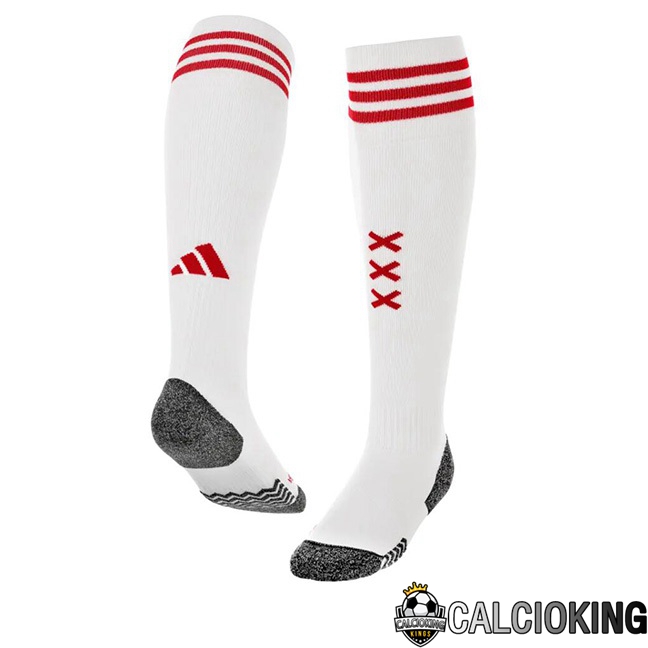 Comprare Maglia Calcio 2024 2025 2026 Personalizzazione,Tuta Da Calcio,Maglie De Calcio Retro Online | Calzini Calcio AFC Ajax Prima Bianco 2023/2024