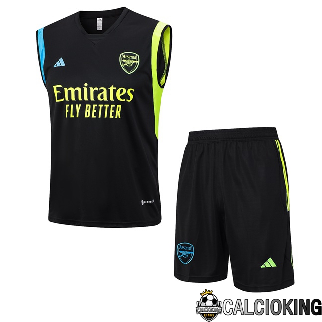 Comprare Maglia Calcio 2024 2025 2026 Personalizzazione,Tuta Da Calcio,Maglie De Calcio Retro Online | Canotta Calcio Arsenal + Pantaloncini Nero 2023/2024