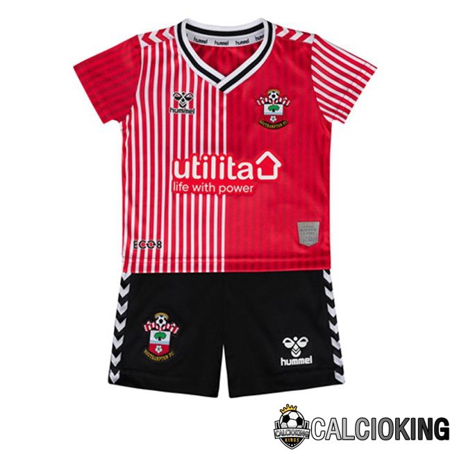 Maglie Calcio Southampton FC Bambino Prima Rosso 2023/2024