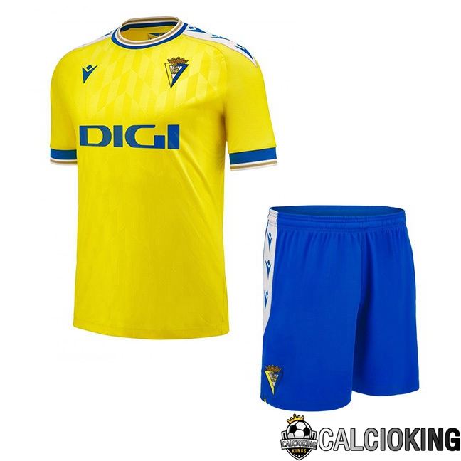 Maglie Calcio Cadiz CF Bambino Prima Giallo 2023/2024