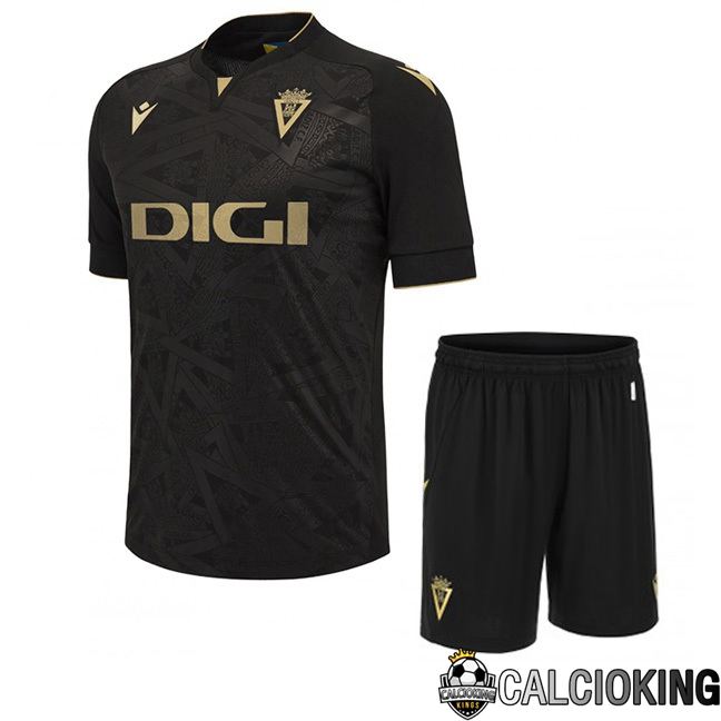 Maglie Calcio Cadiz CF Bambino Seconda Nero 2023/2024