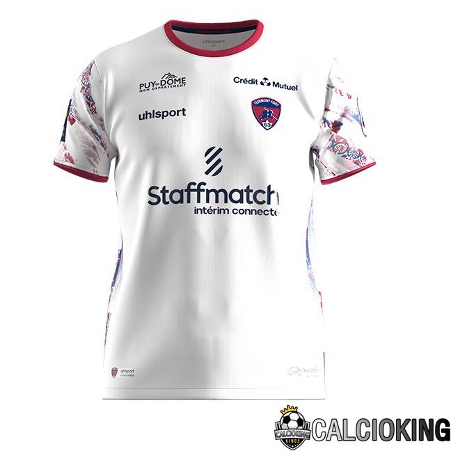 Maglie Calcio Clermont Foot 63 Seconda Bianco 2023/2024