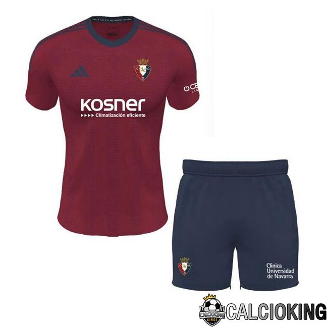 Maglie Calcio CA Osasuna Bambino Prima Rosso 2023/2024