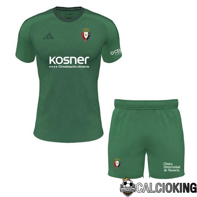 Maglie Calcio CA Osasuna Bambino Terza Verde 2023/2024