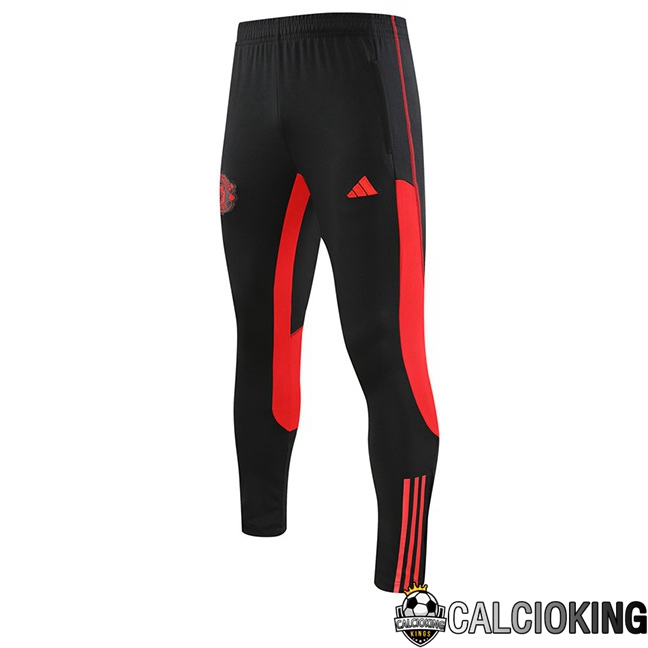 Comprare Maglia Calcio 2024 2025 2026 Personalizzazione,Tuta Da Calcio,Maglie De Calcio Retro Online | Pantaloni Da Allenamento Manchester United Nero Rosso 2023/2024