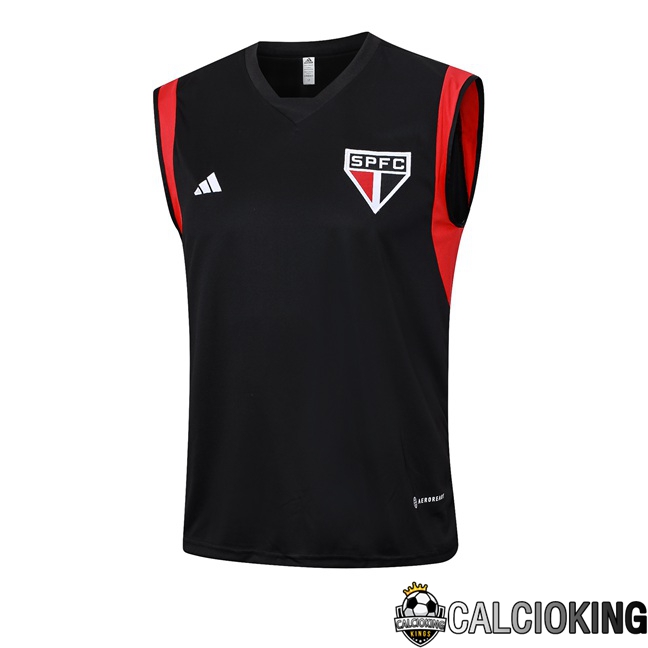 Comprare Maglia Calcio 2024 2025 2026 Personalizzazione,Tuta Da Calcio,Maglie De Calcio Retro Online | Canotta Calcio Sao Paulo FC Nero 2023/2024