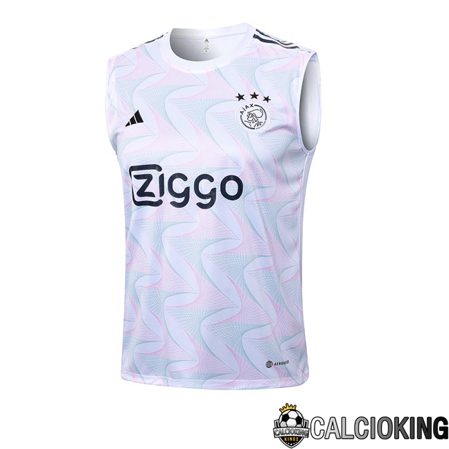 Comprare Maglia Calcio 2024 2025 2026 Personalizzazione,Tuta Da Calcio,Maglie De Calcio Retro Online | Canotta Calcio AFC Ajax Bianco 2023/2024