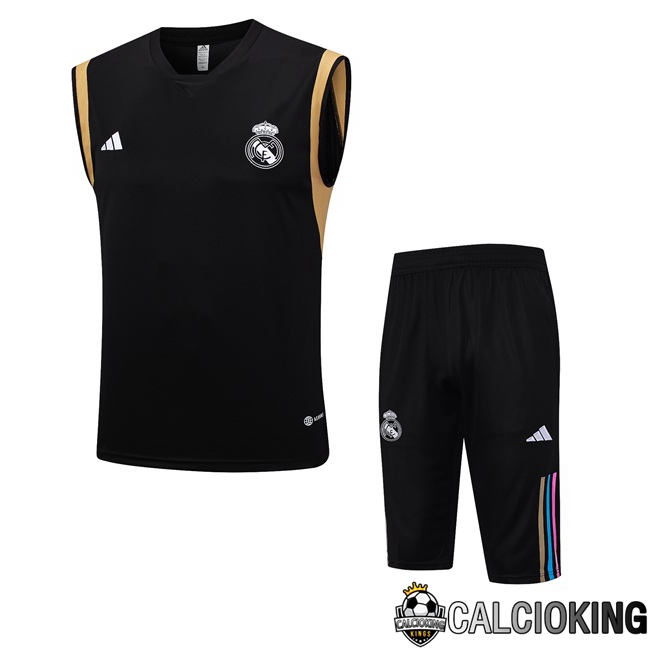 Comprare Maglia Calcio 2024 2025 2026 Personalizzazione,Tuta Da Calcio,Maglie De Calcio Retro Online | Canotta Calcio Real Madrid + Pantaloncini Nero 2023/2024