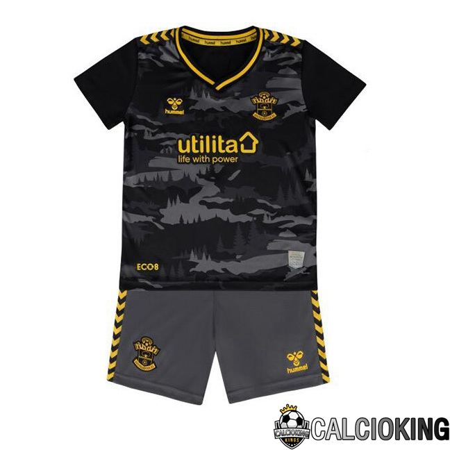 Maglie Calcio Southampton FC Bambino Terza Nero 2023/2024