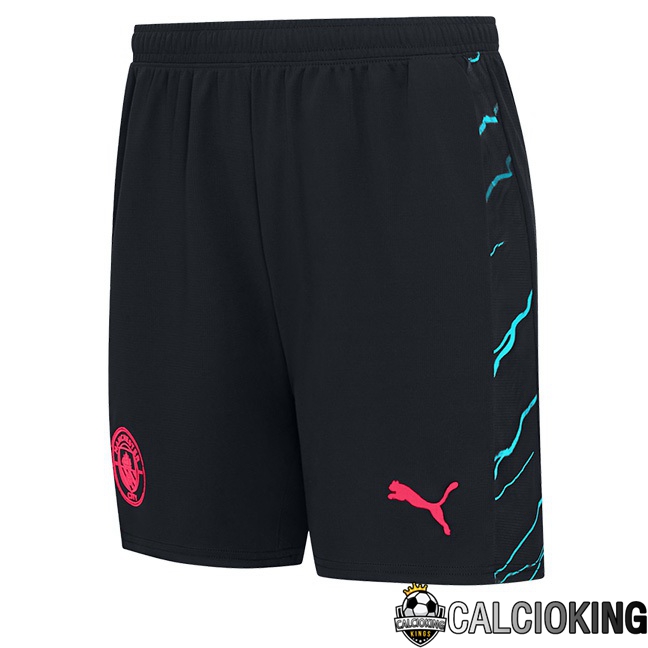 Comprare Maglia Calcio 2024 2025 2026 Personalizzazione,Tuta Da Calcio,Maglie De Calcio Retro Online | Pantaloncini Calcio Manchester City Terza Blu Nero 2023/2024