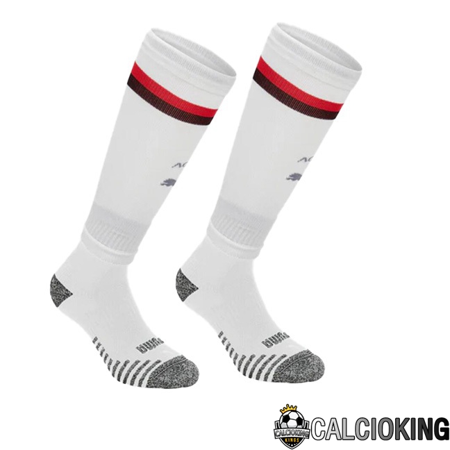 Comprare Maglia Calcio 2024 2025 2026 Personalizzazione,Tuta Da Calcio,Maglie De Calcio Retro Online | Calzini Calcio AC Milan Seconda Bianco 2023/2024