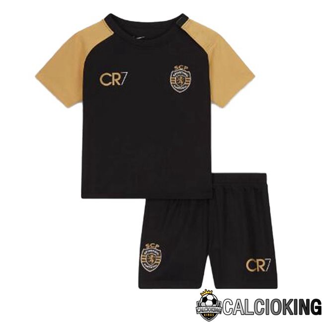 Maglie Calcio Sporting CP Bambino Terza Nero 2023/2024
