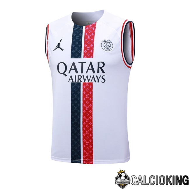 Comprare Maglia Calcio 2024 2025 2026 Personalizzazione,Tuta Da Calcio,Maglie De Calcio Retro Online | Canotta Calcio Paris PSG Bianco 2023/2024