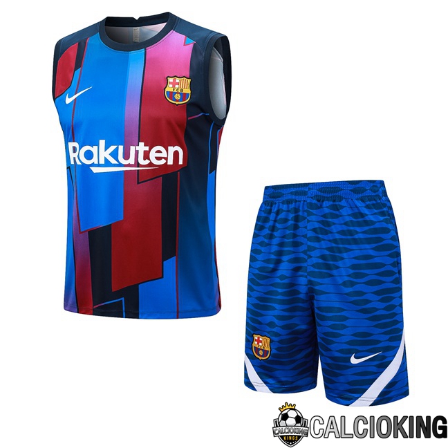 Comprare Maglia Calcio 2024 2025 2026 Personalizzazione,Tuta Da Calcio,Maglie De Calcio Retro Online | Canotta Calcio FC Barcellona + Pantaloncini Blu 2023/2024