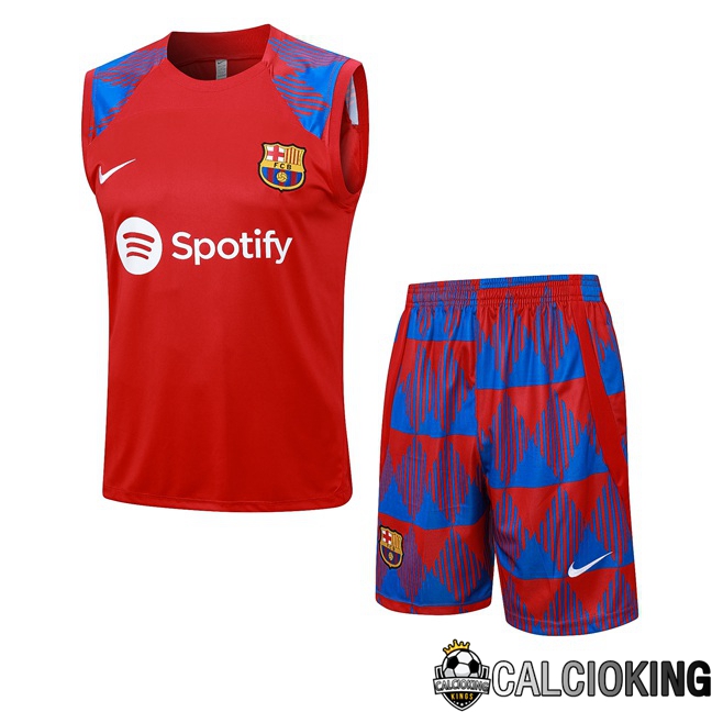 Comprare Maglia Calcio 2024 2025 2026 Personalizzazione,Tuta Da Calcio,Maglie De Calcio Retro Online | Canotta Calcio FC Barcellona + Pantaloncini Rosso 2023/2024