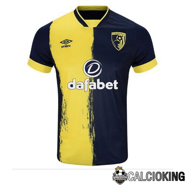 Maglie Calcio AFC Bournemouth Terza Giallo Blu 2023/2024