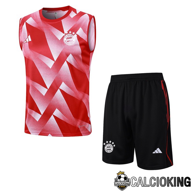 Comprare Maglia Calcio 2024 2025 2026 Personalizzazione,Tuta Da Calcio,Maglie De Calcio Retro Online | Canotta Calcio Bayern Monaco + Pantaloncini Rosso 2023/2024