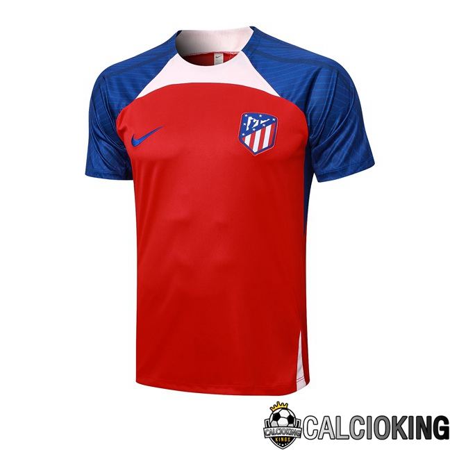 T Shirt Allenamento Atletico Madrid Rosso Blu 2023/2024
