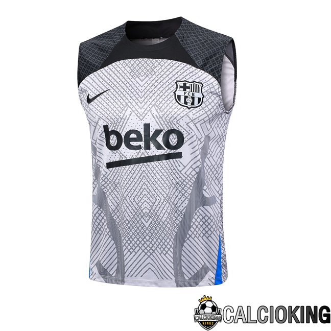 Comprare Maglia Calcio 2024 2025 2026 Personalizzazione,Tuta Da Calcio,Maglie De Calcio Retro Online | Canotta Calcio FC Barcellona Grigio 2023/2024