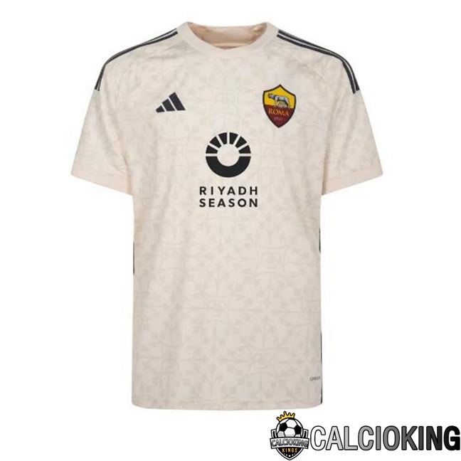 Maglie Calcio AS Roma RIYADH SEASON Seconda Giallo 2023/2024