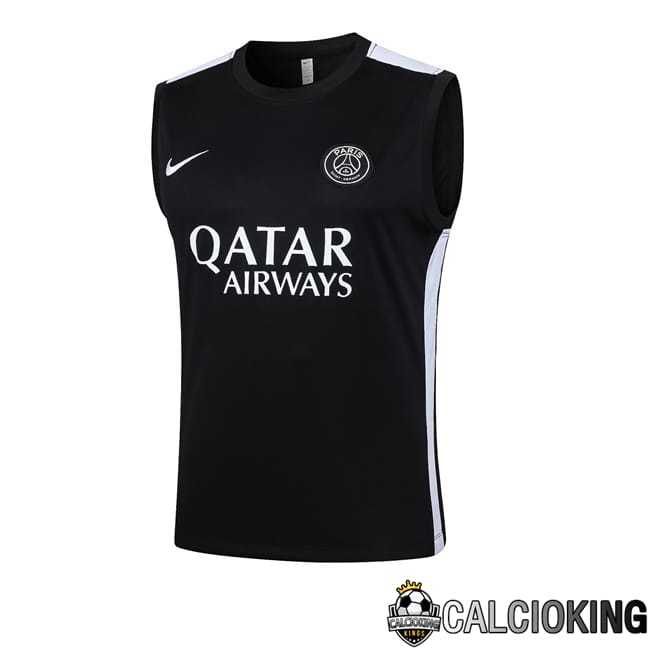 Comprare Maglia Calcio 2024 2025 2026 Personalizzazione,Tuta Da Calcio,Maglie De Calcio Retro Online | Canotta Allenamento Paris PSG + Pantaloncini Nero 2024/2025