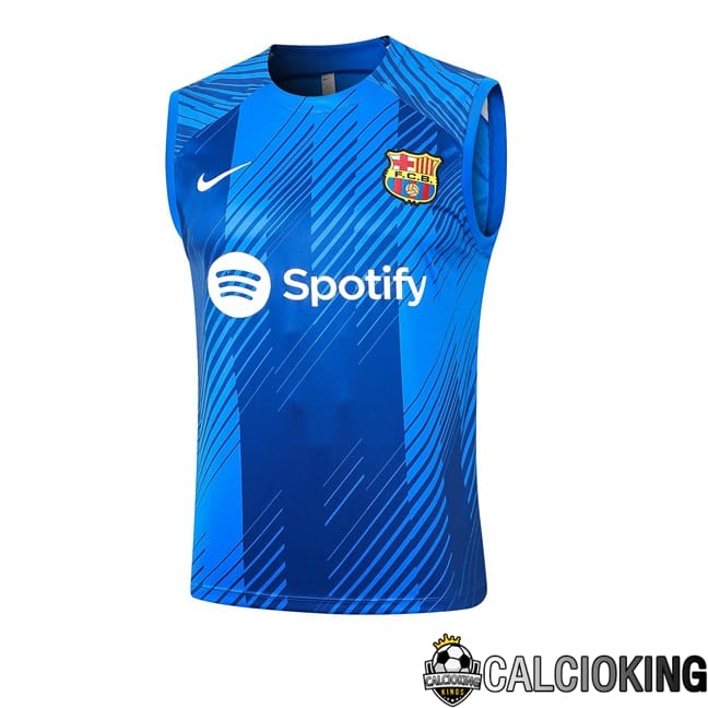 Comprare Maglia Calcio 2024 2025 2026 Personalizzazione,Tuta Da Calcio,Maglie De Calcio Retro Online | Canotta Allenamento FC Barcellona + Pantaloncini Blu 2024/2025
