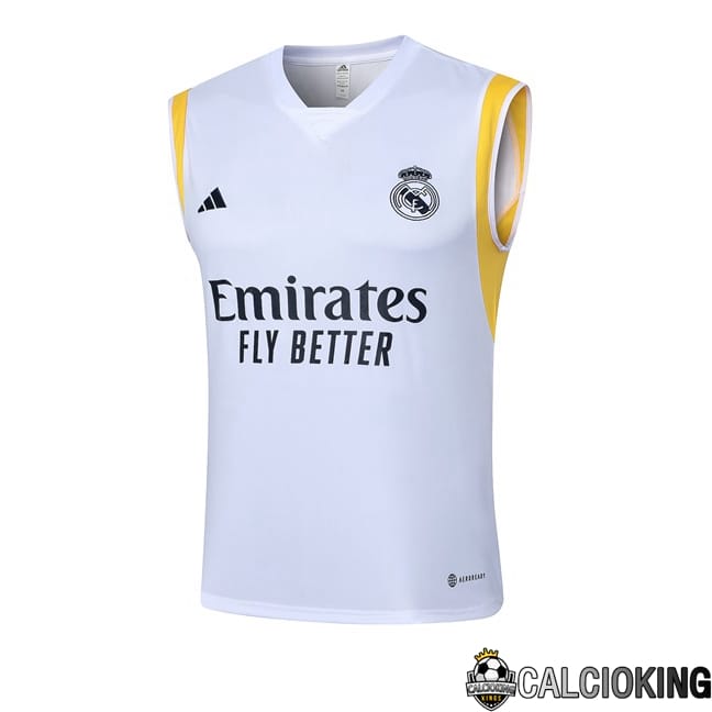 Comprare Maglia Calcio 2024 2025 2026 Personalizzazione,Tuta Da Calcio,Maglie De Calcio Retro Online | Canotta Allenamento Real Madrid Bianco 2024/2025