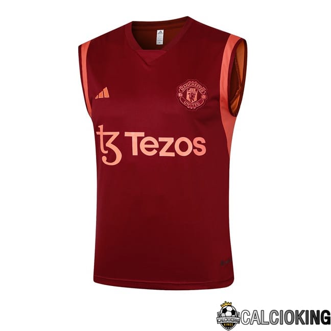 Comprare Maglia Calcio 2024 2025 2026 Personalizzazione,Tuta Da Calcio,Maglie De Calcio Retro Online | Canotta Allenamento Manchester United Rosso 2024/2025
