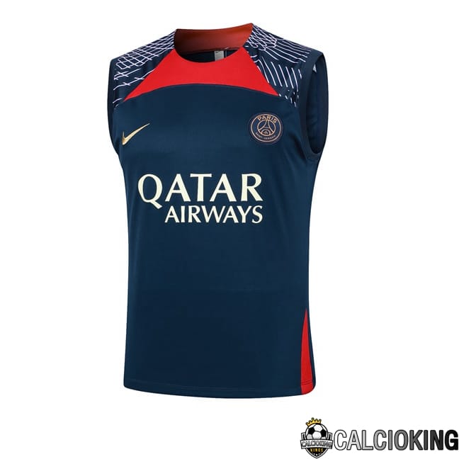Comprare Maglia Calcio 2024 2025 2026 Personalizzazione,Tuta Da Calcio,Maglie De Calcio Retro Online | Canotta Allenamento Paris PSG Blu Reale 2024/2025