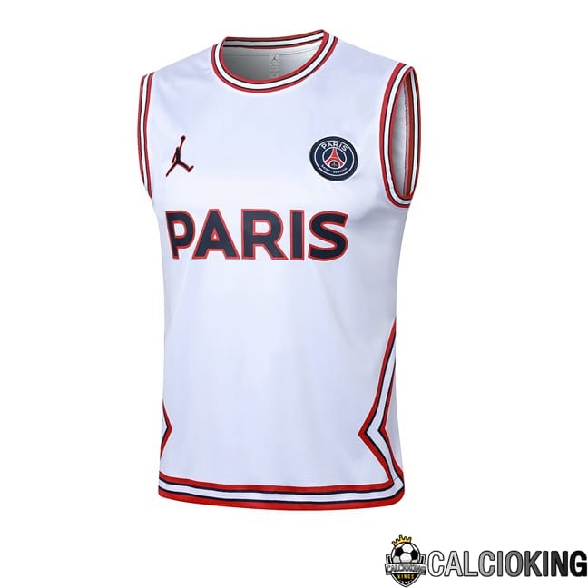 Comprare Maglia Calcio 2024 2025 2026 Personalizzazione,Tuta Da Calcio,Maglie De Calcio Retro Online | Canotta Allenamento Paris PSG Bianco 2024/2025