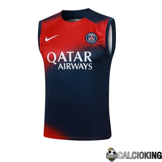 Comprare Maglia Calcio 2024 2025 2026 Personalizzazione,Tuta Da Calcio,Maglie De Calcio Retro Online | Canotta Allenamento Paris PSG Blu Reale Rosso 2024/2025